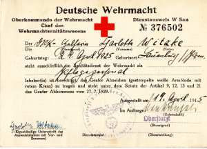 enlarge picture  - id Red Cross military