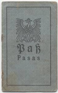 greres Bild - Ausweis Pa Litauen  1917
