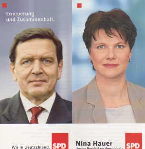 enlarge picture  - election folder SPD 2002
