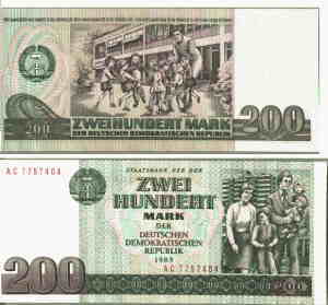 greres Bild - Geldnote DDR 1985     200
