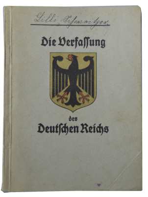 enlarge picture  - constitution Weimar