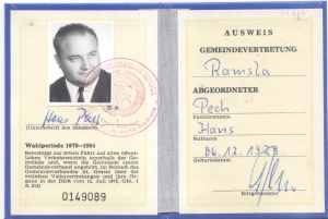 greres Bild - Ausweis DDR Gemeindevertr