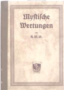 greres Bild - Buch Mystik          1931