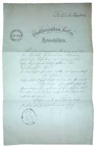 enlarge picture  - residence certificate