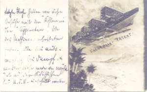 greres Bild - Postkarte Flugschiff 1912