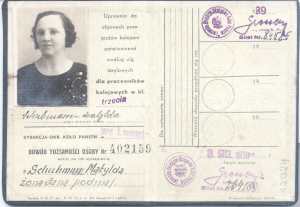 enlarge picture  - passport Poland  1938