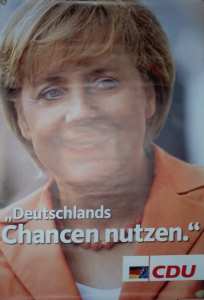 enlarge picture  - election poster CDU 2005