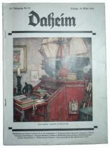 greres Bild - Zeitschrift Daheim   1931