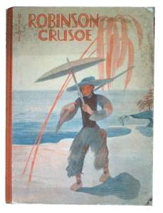 greres Bild - Buch Robinson Crusoe 1921
