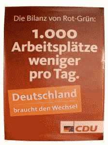 greres Bild - Wahlplakat 2005 CDU  2005