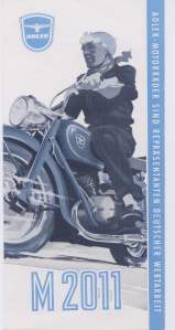 enlarge picture  - brochure motorbike Adler