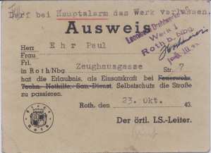 enlarge picture  - air-raid licence carefew