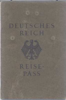 greres Bild - Ausweis Reisepa DR  1931