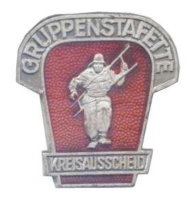 enlarge picture  - badge fire brigade GDR