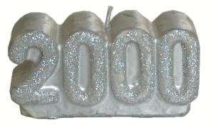 enlarge picture  - candle Millenium 2000