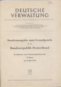 enlarge picture  - Grundgesetz          1949