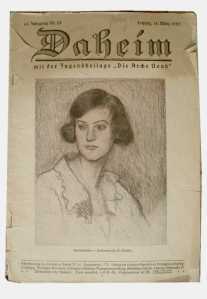 greres Bild - Zeitschrift Daheim   1925
