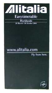 greres Bild - Flugplan Alitalia    2004