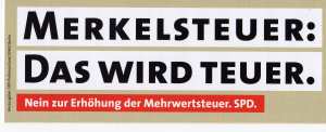 enlarge picture  - election sticker SPD