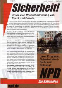 greres Bild - Wahlzettel 2005 NPD  Bund