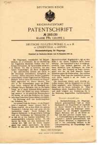 enlarge picture  - patent aeronautical 1913