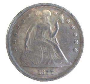 greres Bild - Geldmnze USA 1877 Dollar