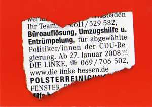 enlarge picture  - election postcard Linke