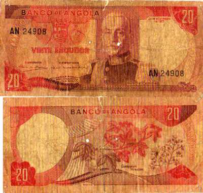 greres Bild - Geldnote Angola      1972