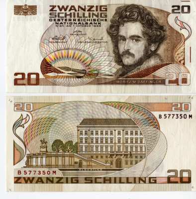 enlarge picture  - money banknote Austria