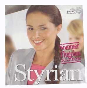 greres Bild - Flugplan Styrian     2004