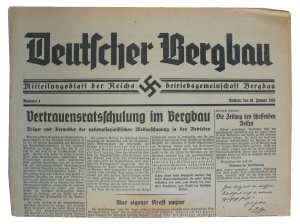 greres Bild - Zeitung Bergbau 1935