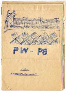 enlarge picture  - diary POW German US Army
