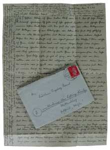 enlarge picture  - letter soldier German