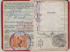 enlarge picture  - id immigrant Jew Chile