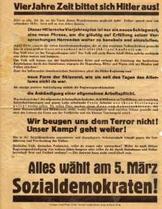 greres Bild - Wahlbrief 1933 SPD