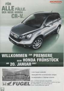 enlarge picture  - brochure car Honda CR-V