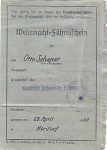 greres Bild - Fhrerschein 1942 Wehrmac