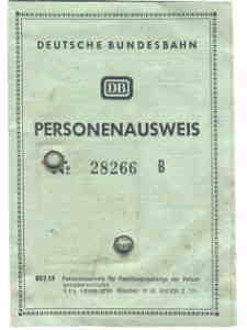 enlarge picture  - Ausweis Bahn Personen
