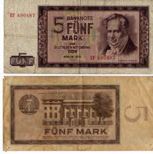 greres Bild - Geldnote DDR 1964   5,-