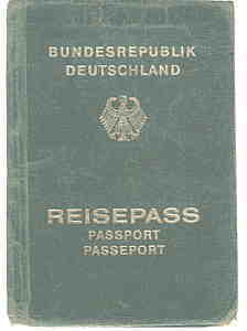 enlarge picture  - Ausweis Reisepa BRD 1984