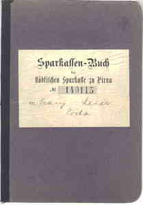 greres Bild - Sparbuch Pirna WR 1923
