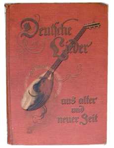 enlarge picture  - song book German 1920