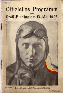 greres Bild - Programmheft Flugtag 1928