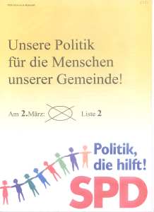 enlarge picture  - election folder SPD Germa
