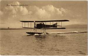 enlarge picture  - postcard aircraft Ago