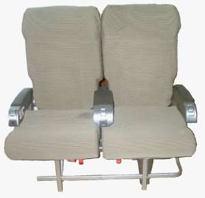 enlarge picture  - chair aircraft seat doubl