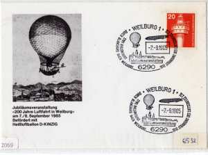 greres Bild - Brief Sonderflug Ballon