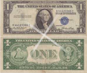 greres Bild - Geldnote USA 1 USD   1935