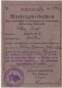 enlarge picture  - mercheant licence 1927