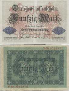 greres Bild - Geldnote 1914-1922 DR  50